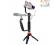 PULUZ 3-Axis Handheld Gimbal Steadicam Stabilizer Clamp Mount + L-Shape Bracket with Tripod Holder