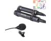 Aputure Clip Style Professional Omnidirectional Lavalier Mini Microphone with Wind Shield for DSLR, DV Camcorder